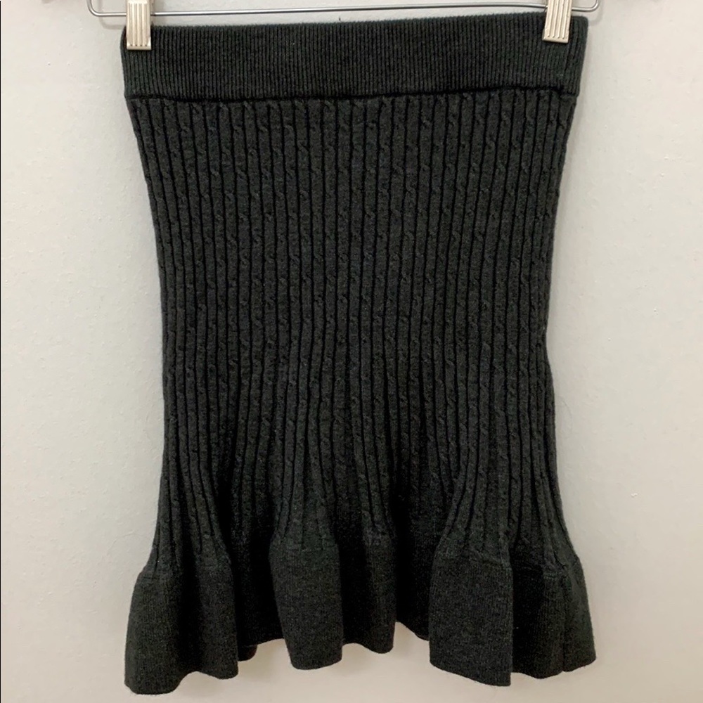 3 for $25 A-Line Cable Knit Sweater Mini Skirt
